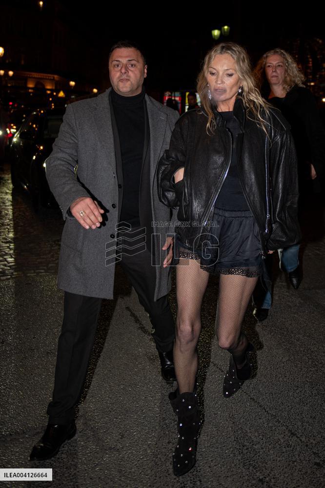 PFW - Kate Moss At Isabel Marant