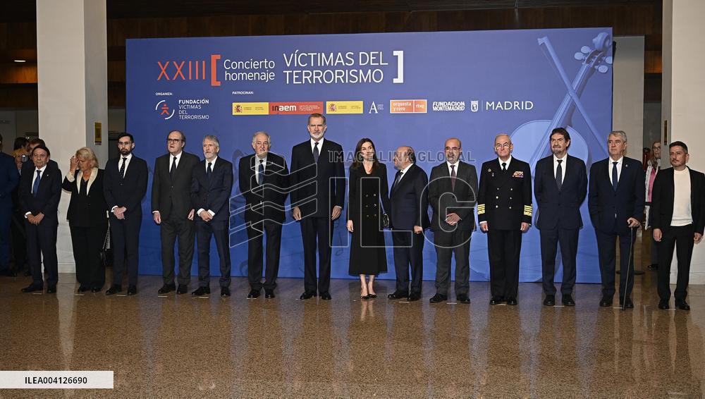 Spanish Royals At Terrorism Victims Concert - Madrid