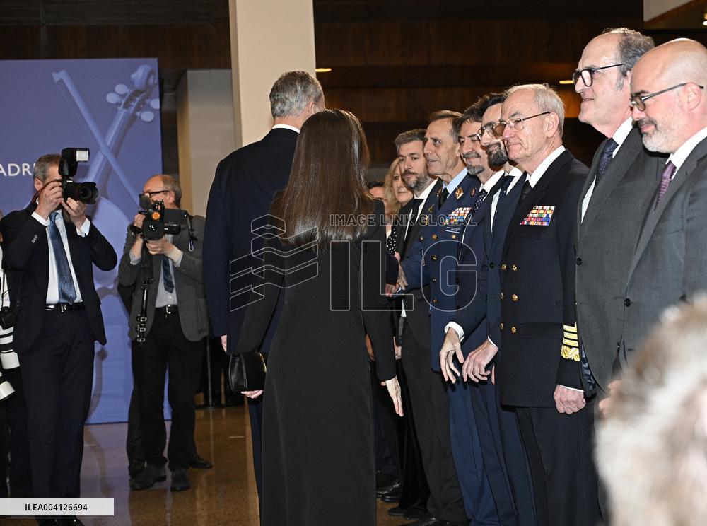 Spanish Royals At Terrorism Victims Concert - Madrid