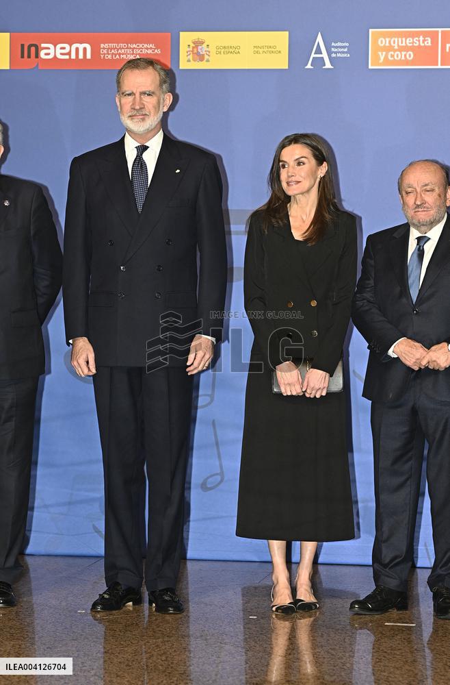 Spanish Royals At Terrorism Victims Concert - Madrid