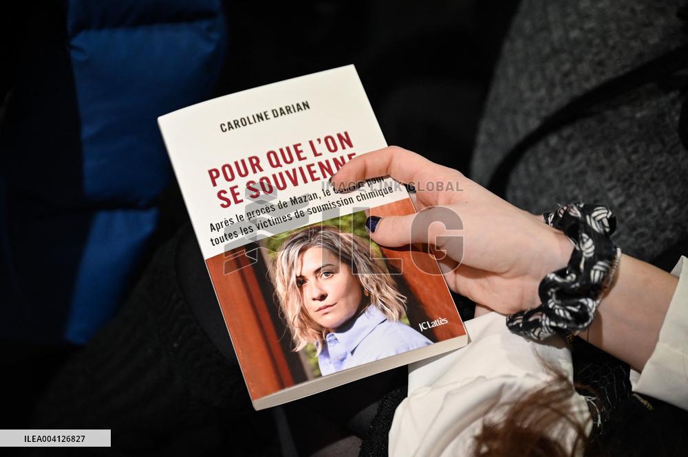 Gisele Pelicot Daughter Caroline Darian Book Signing - Paris