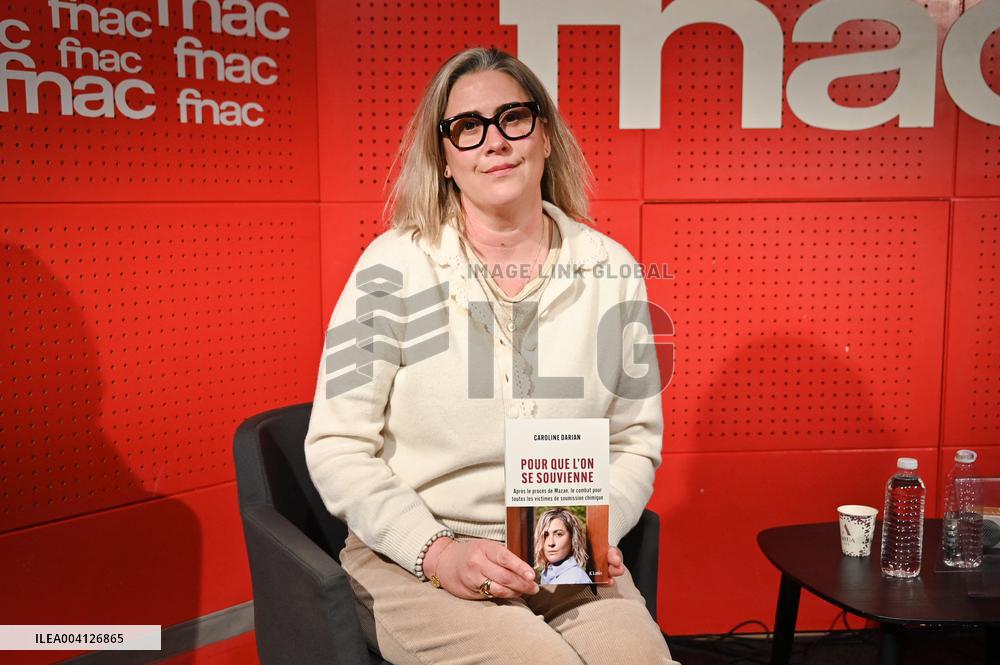 Gisele Pelicot Daughter Caroline Darian Book Signing - Paris