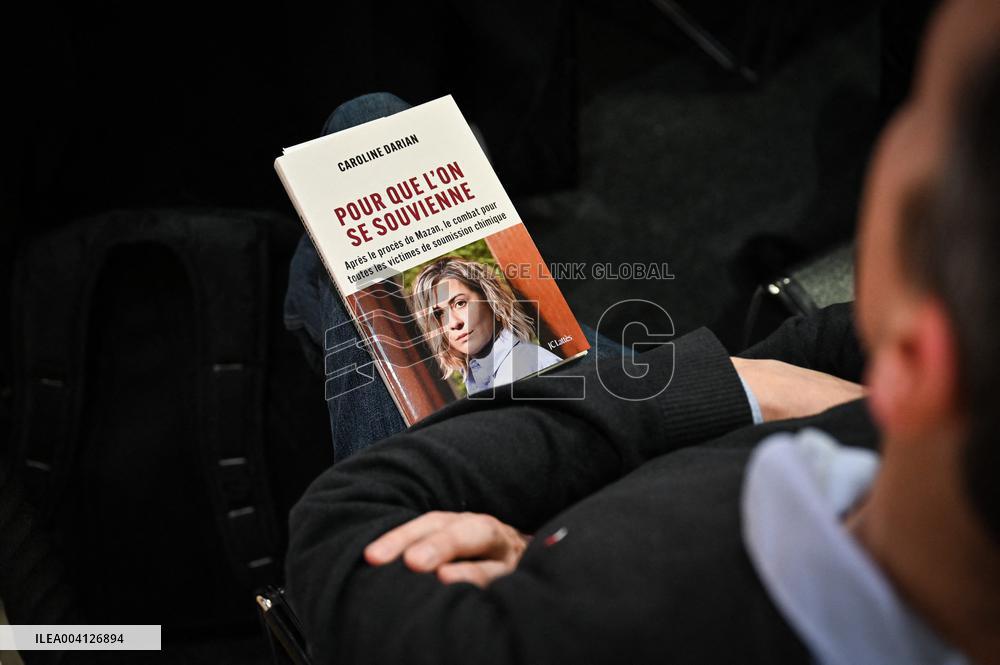 Gisele Pelicot Daughter Caroline Darian Book Signing - Paris