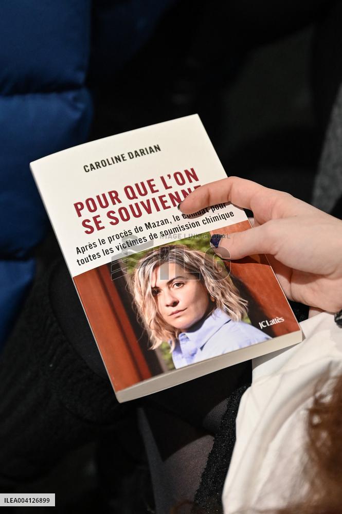 Gisele Pelicot Daughter Caroline Darian Book Signing - Paris