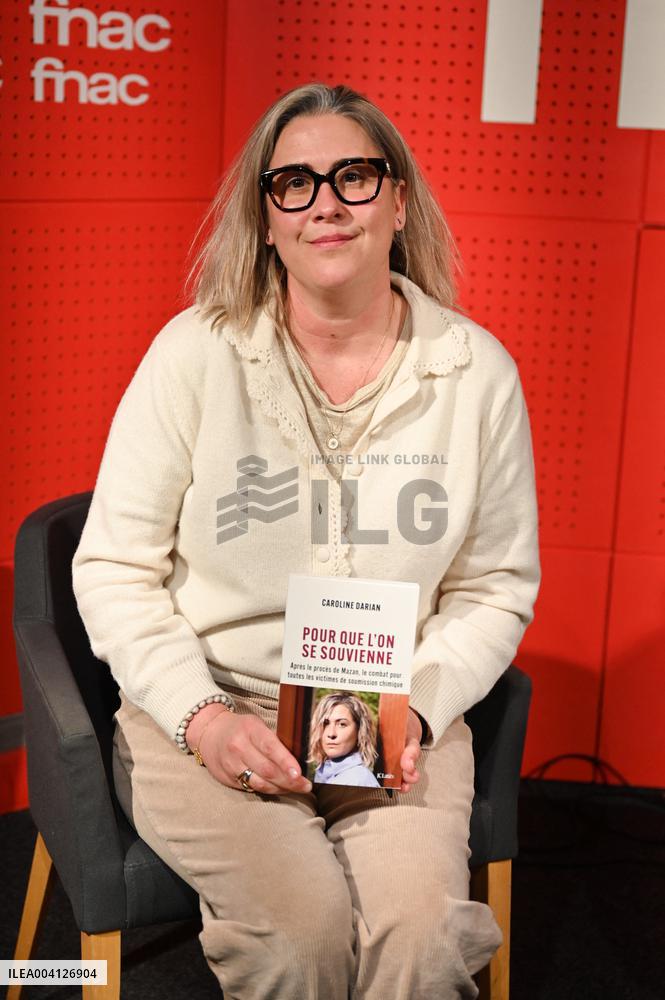 Gisele Pelicot Daughter Caroline Darian Book Signing - Paris