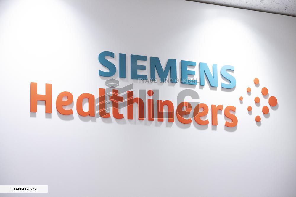 Siemens Healthcare signage and logo