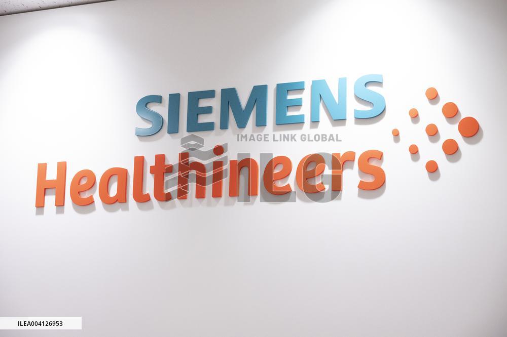 Siemens Healthcare signage and logo