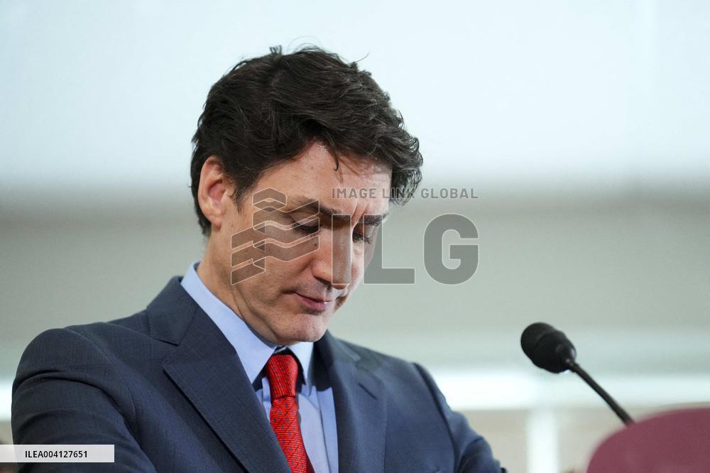 Justin Trudeau In Tears At A Press Conference - Ottawa