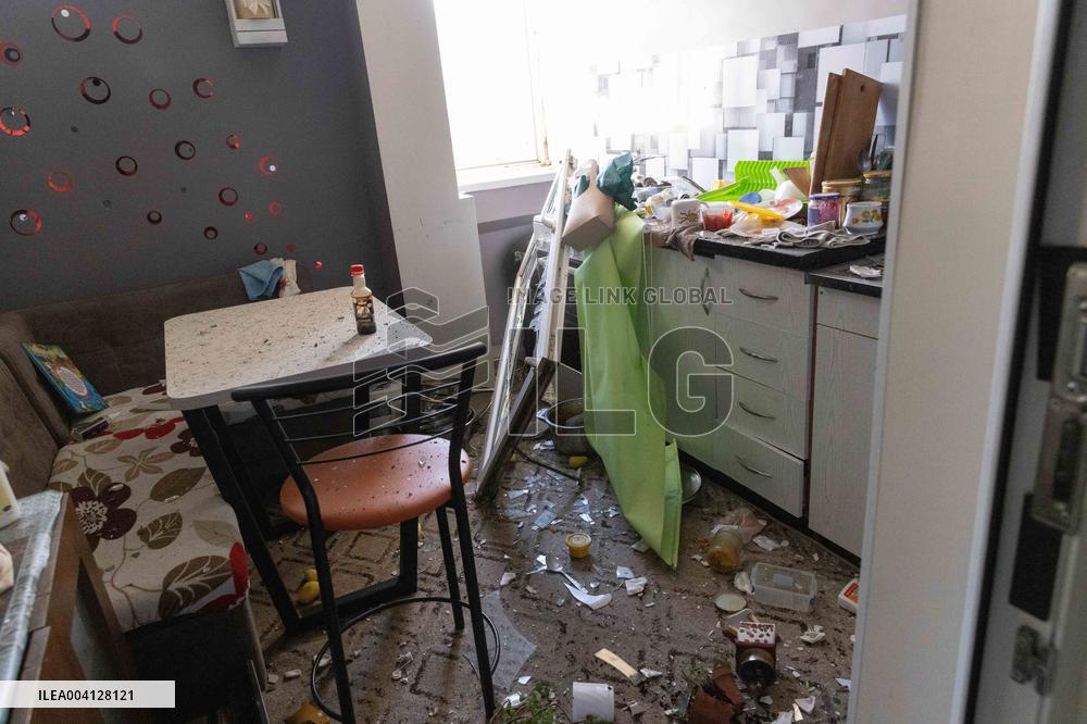 Russian Strike Hits Civilian Facility - Kharkiv