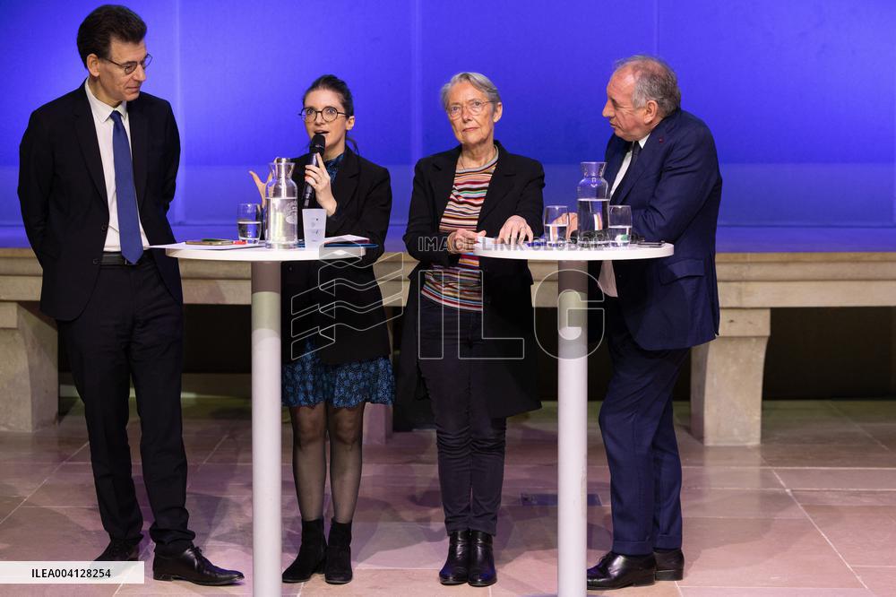 PM Bayrou Takes Part In A Meeting About Women In Science - Paris