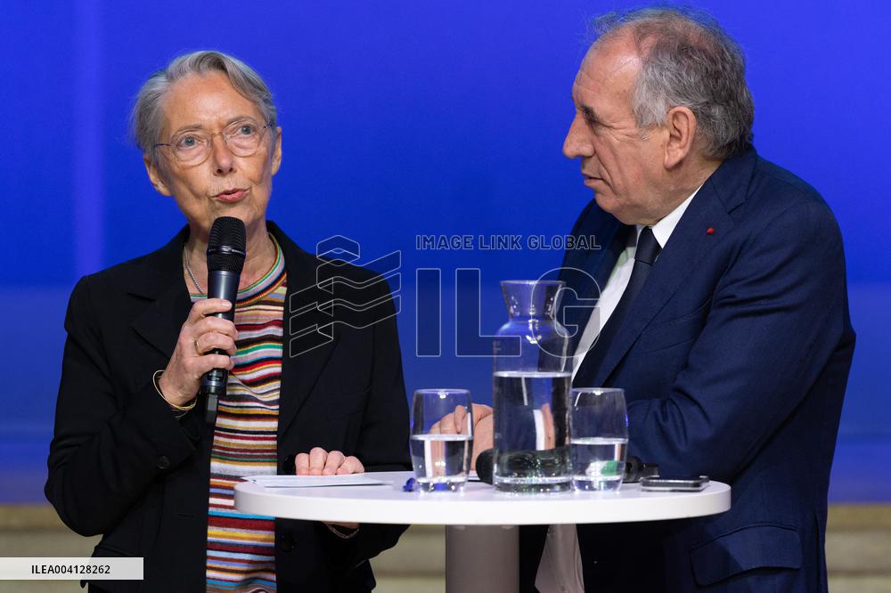 PM Bayrou Takes Part In A Meeting About Women In Science - Paris