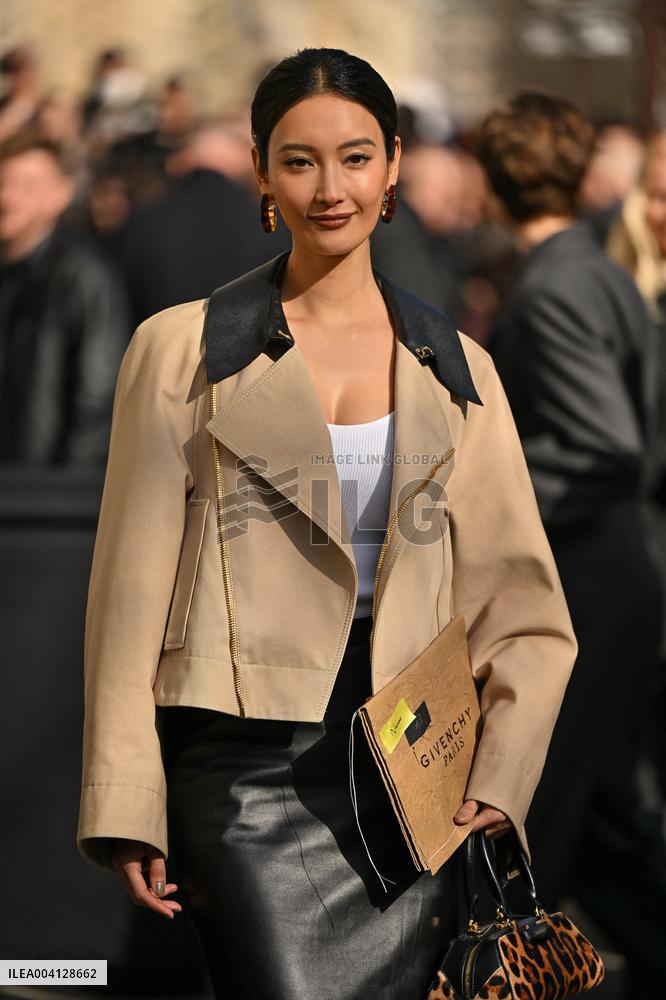 PFW Givenchy Outside Arrivals