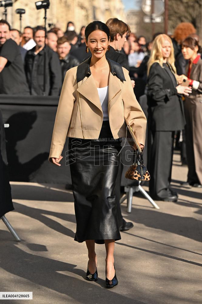 PFW Givenchy Outside Arrivals