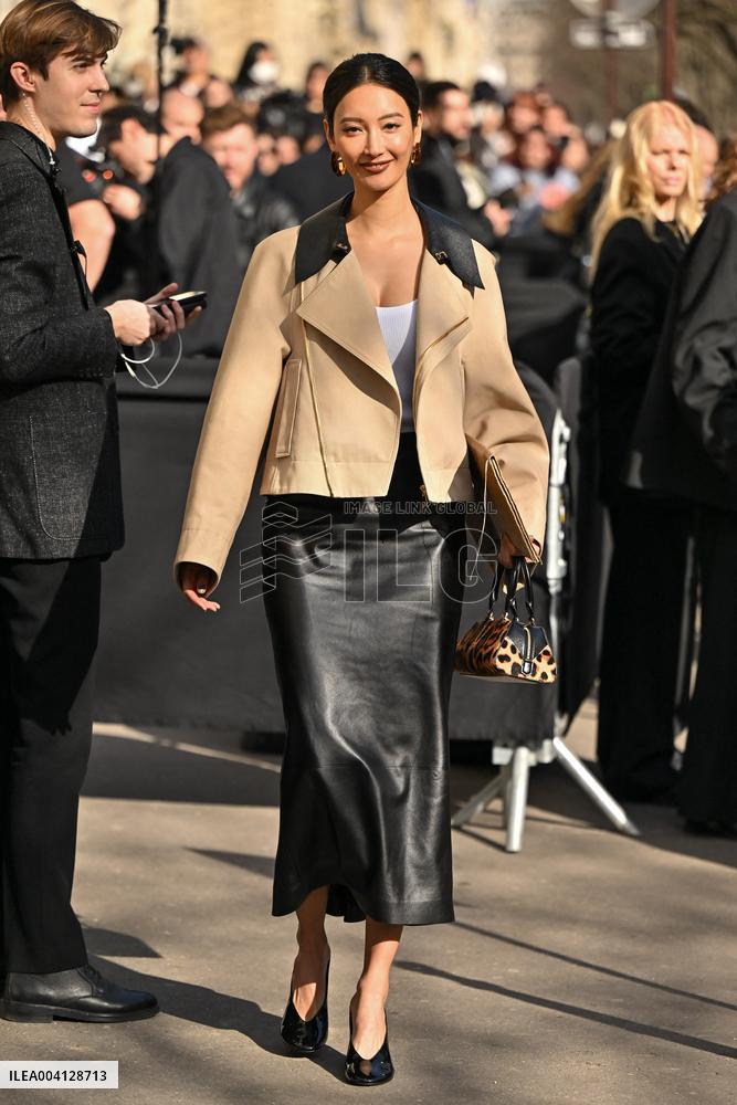 PFW Givenchy Outside Arrivals