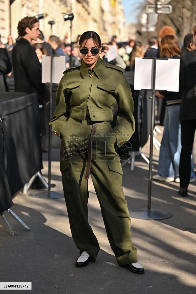 PFW Givenchy Outside Arrivals