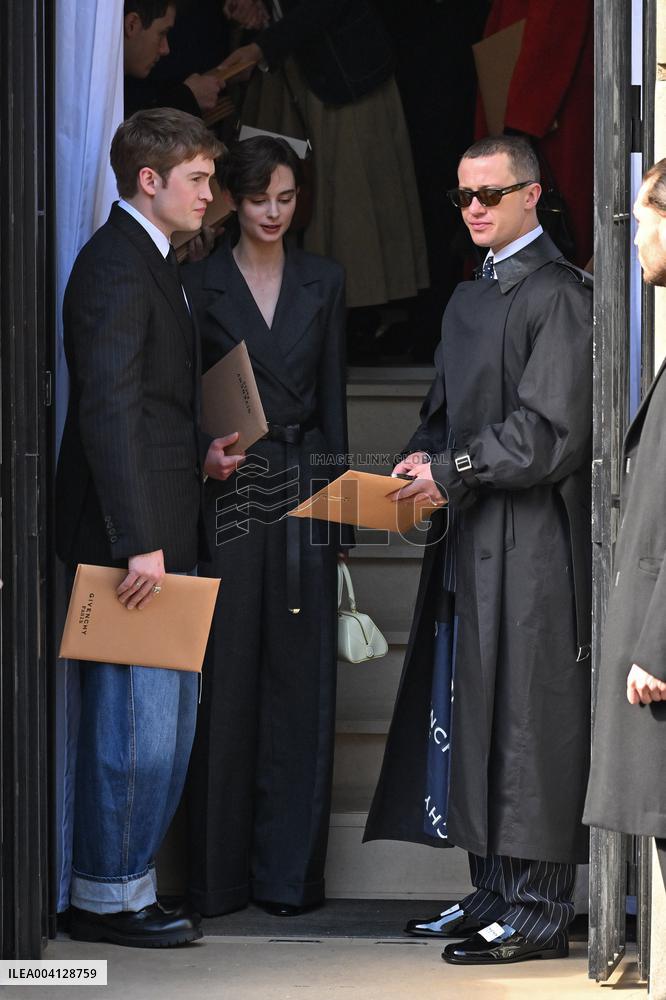 PFW Givenchy Outside Arrivals