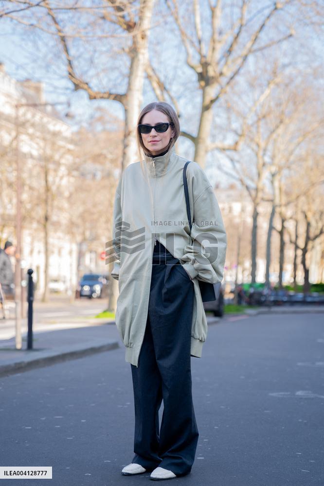 PFW - Christopher Esber Street Style