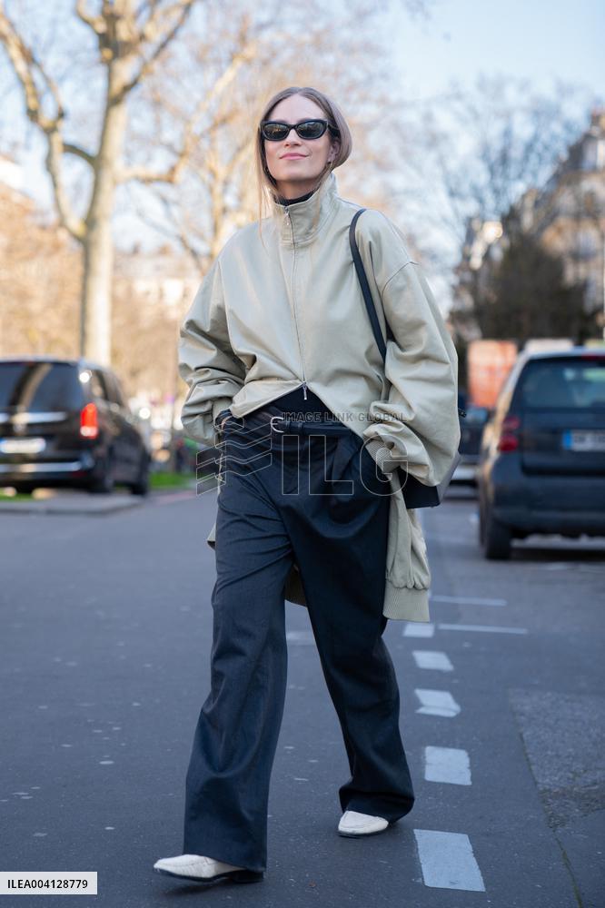 PFW - Christopher Esber Street Style