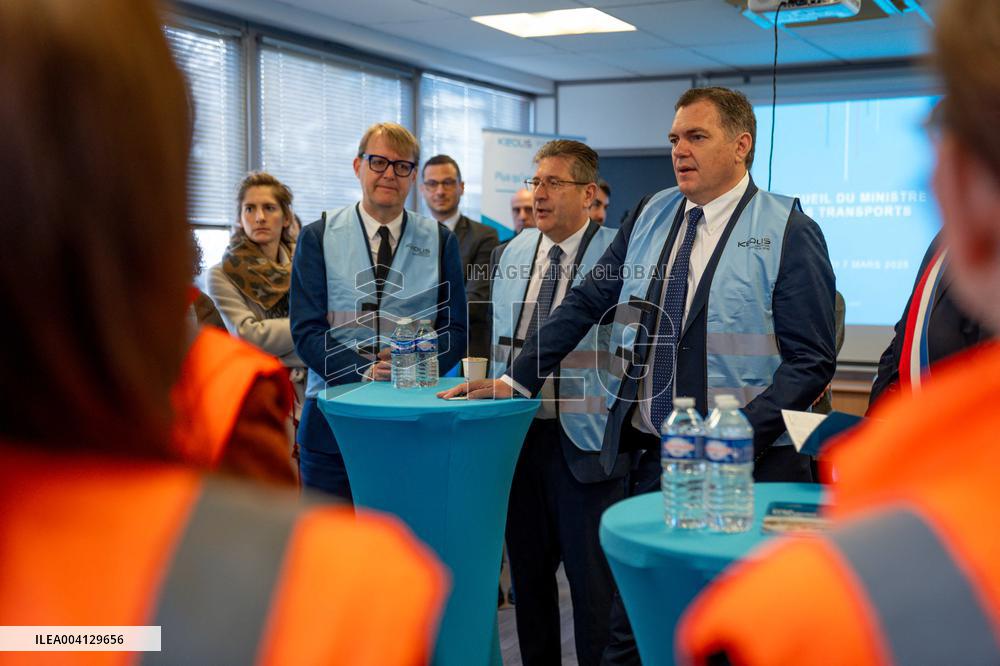 Philippe Tabarot Visits Keolis To Address Women’s Role In Public Transport - Argenteuil
