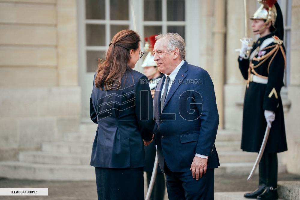 Bayrou Welcomes Ukrainian Deputy Prime Minister Yulia Svyrydenko - Paris AJ