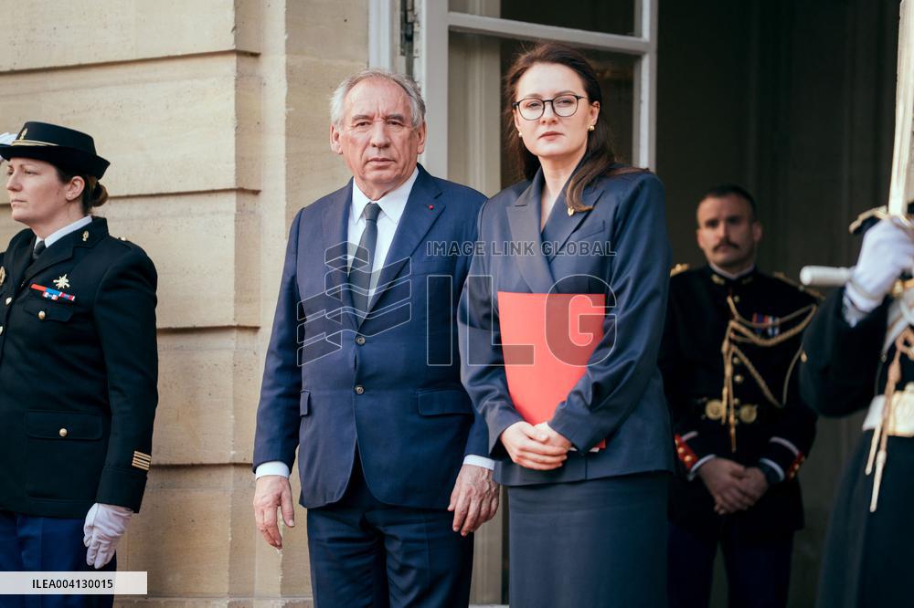 Bayrou Welcomes Ukrainian Deputy Prime Minister Yulia Svyrydenko - Paris AJ