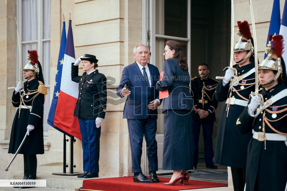 Bayrou Welcomes Ukrainian Deputy Prime Minister Yulia Svyrydenko - Paris AJ