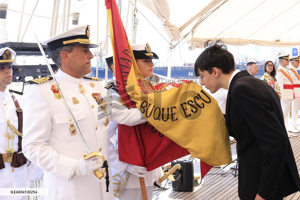 Princess Leonor Flag Ceremony - Uruguay
