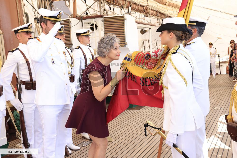Princess Leonor Flag Ceremony - Uruguay