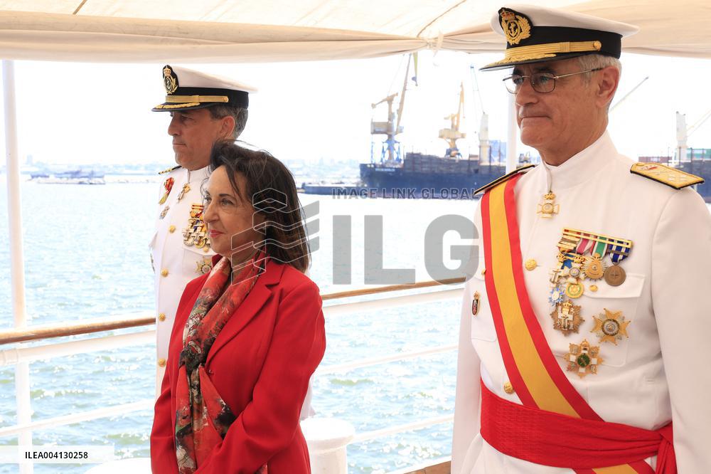 Princess Leonor Flag Ceremony - Uruguay