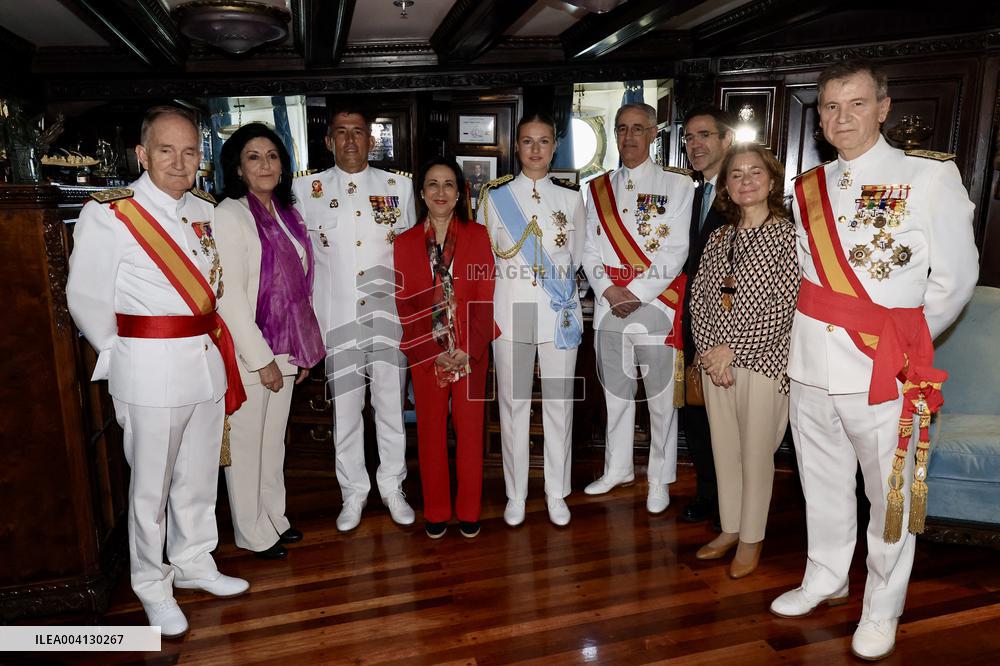 Princess Leonor Flag Ceremony - Uruguay