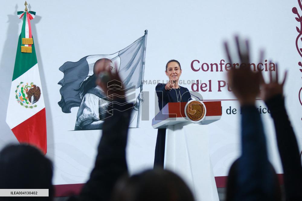 Claudia Sheinbaum Holds News Conference - Mexico