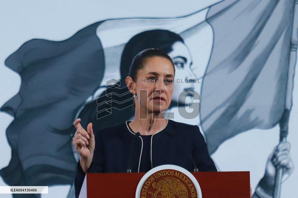 Claudia Sheinbaum Holds News Conference - Mexico
