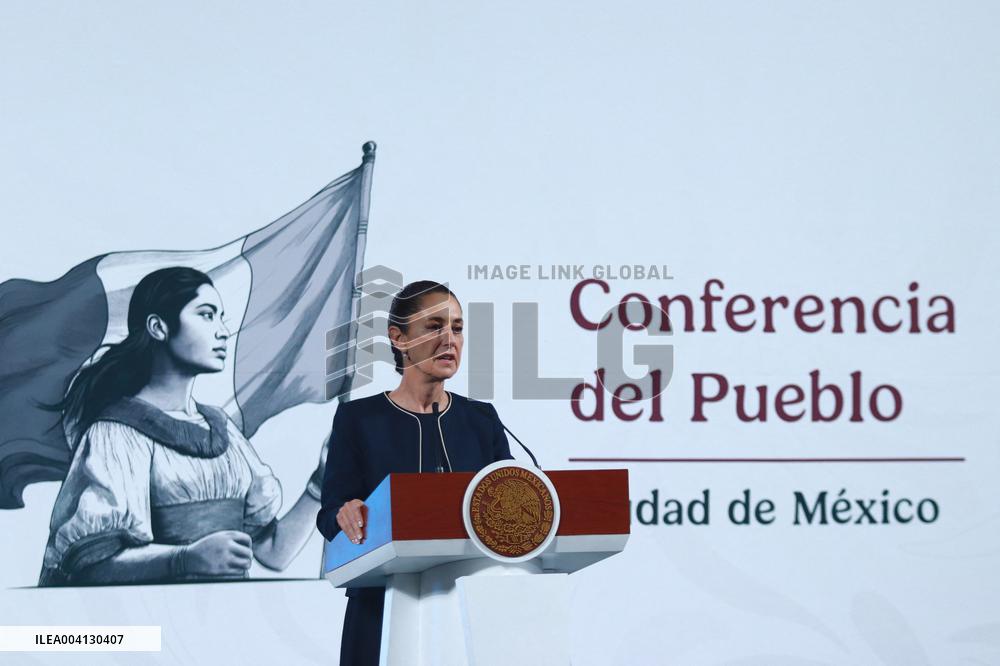 Claudia Sheinbaum Holds News Conference - Mexico
