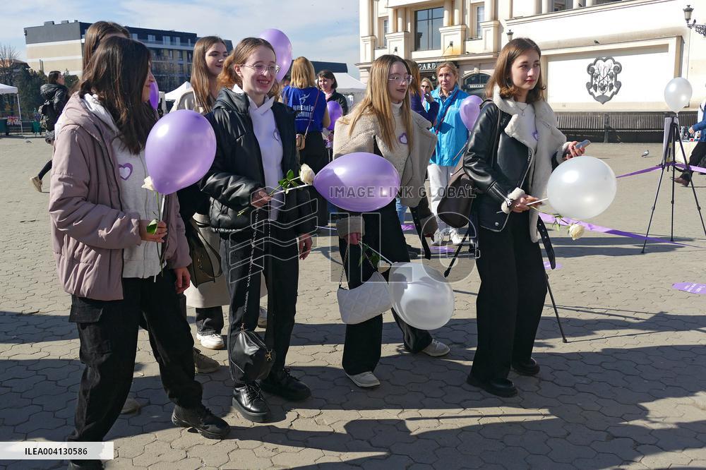 Event ahead of International Womens Day in Uzhhorod