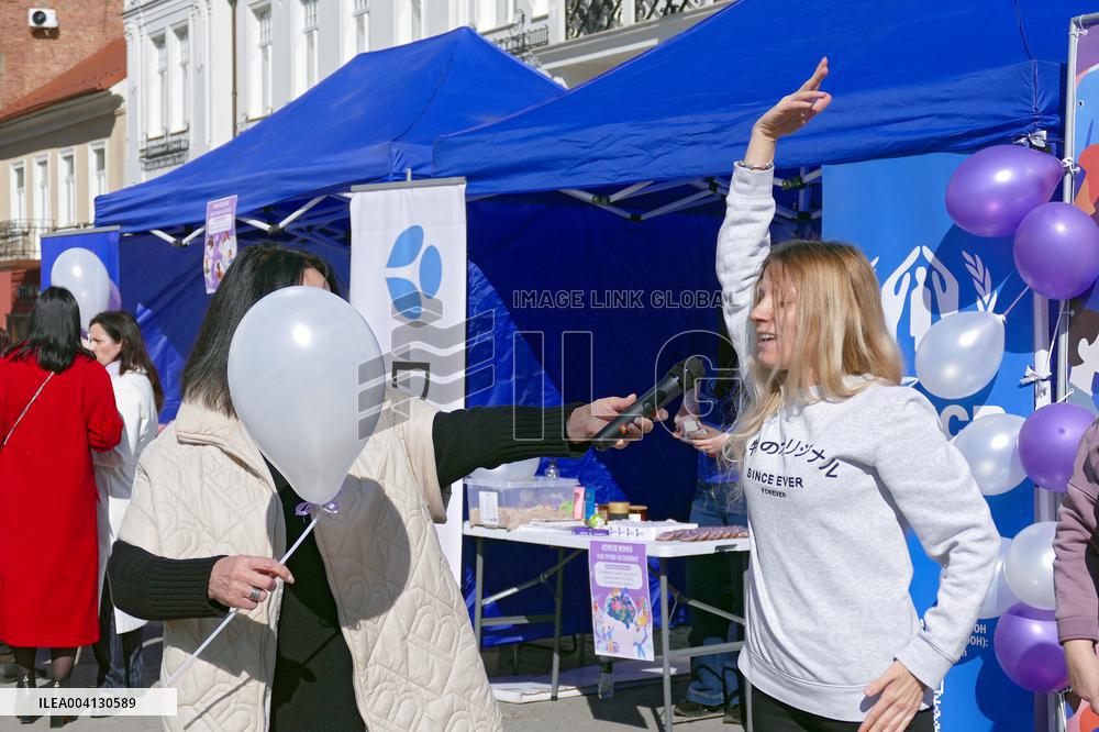 Event ahead of International Womens Day in Uzhhorod