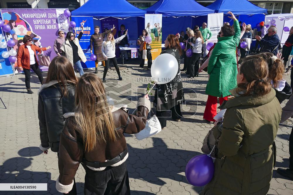 Event ahead of International Womens Day in Uzhhorod