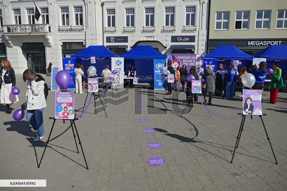 Event ahead of International Womens Day in Uzhhorod