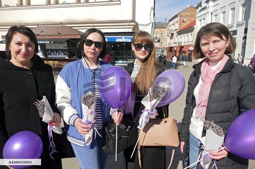 Event ahead of International Womens Day in Uzhhorod