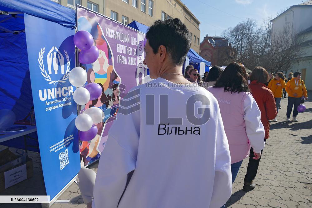 Event ahead of International Womens Day in Uzhhorod