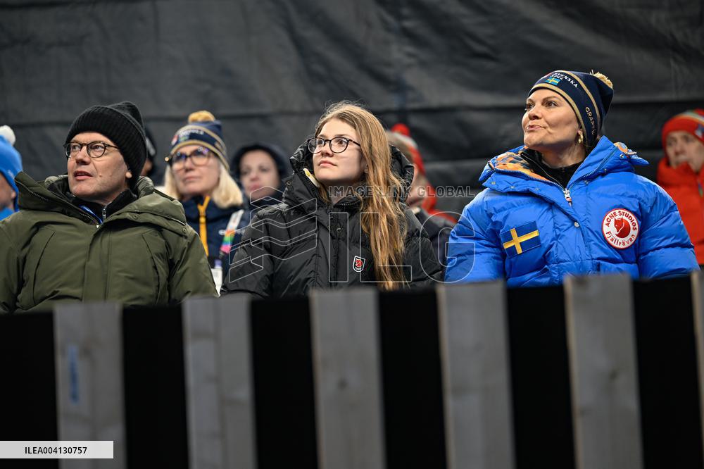 ROYALS AT 2025 WORLD SKI CHAMPIONSHIPS RELAY MEDAL CEREMONY