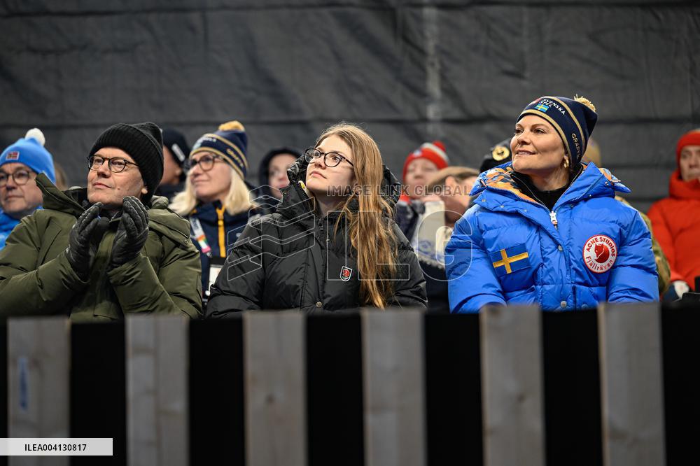 ROYALS AT 2025 WORLD SKI CHAMPIONSHIPS RELAY MEDAL CEREMONY