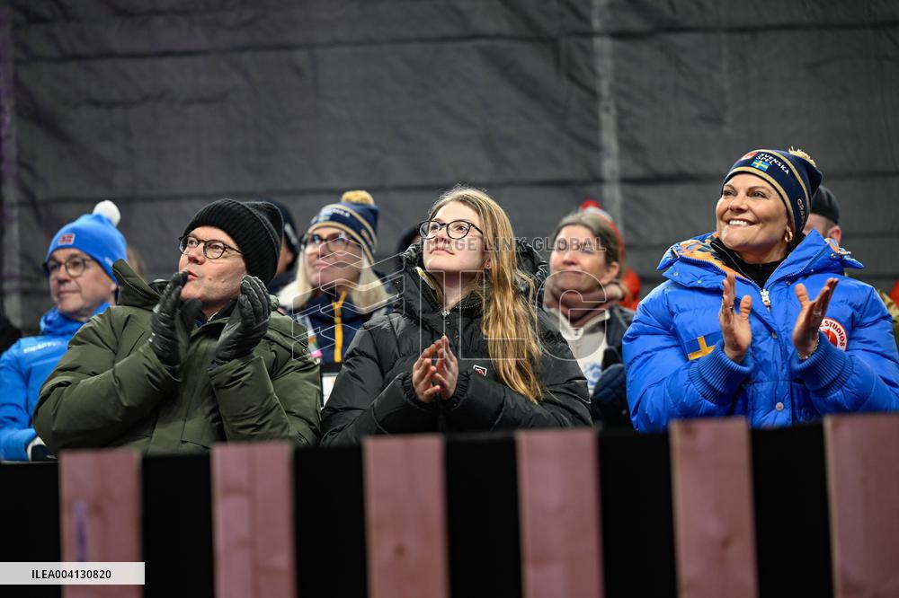 ROYALS AT 2025 WORLD SKI CHAMPIONSHIPS RELAY MEDAL CEREMONY
