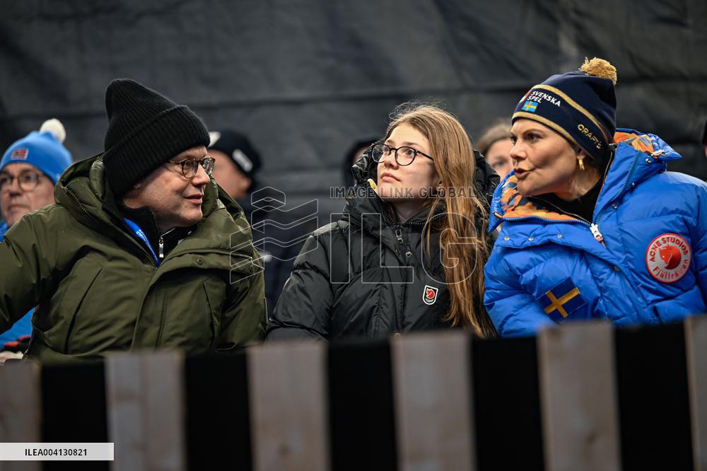 ROYALS AT 2025 WORLD SKI CHAMPIONSHIPS RELAY MEDAL CEREMONY