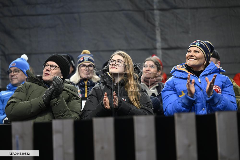 ROYALS AT 2025 WORLD SKI CHAMPIONSHIPS RELAY MEDAL CEREMONY
