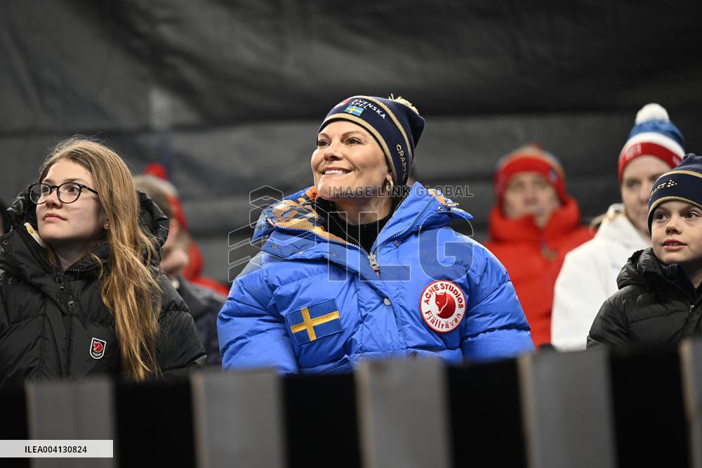 ROYALS AT 2025 WORLD SKI CHAMPIONSHIPS RELAY MEDAL CEREMONY