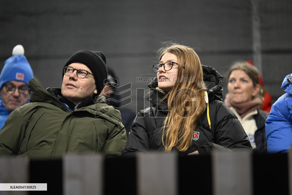 ROYALS AT 2025 WORLD SKI CHAMPIONSHIPS RELAY MEDAL CEREMONY
