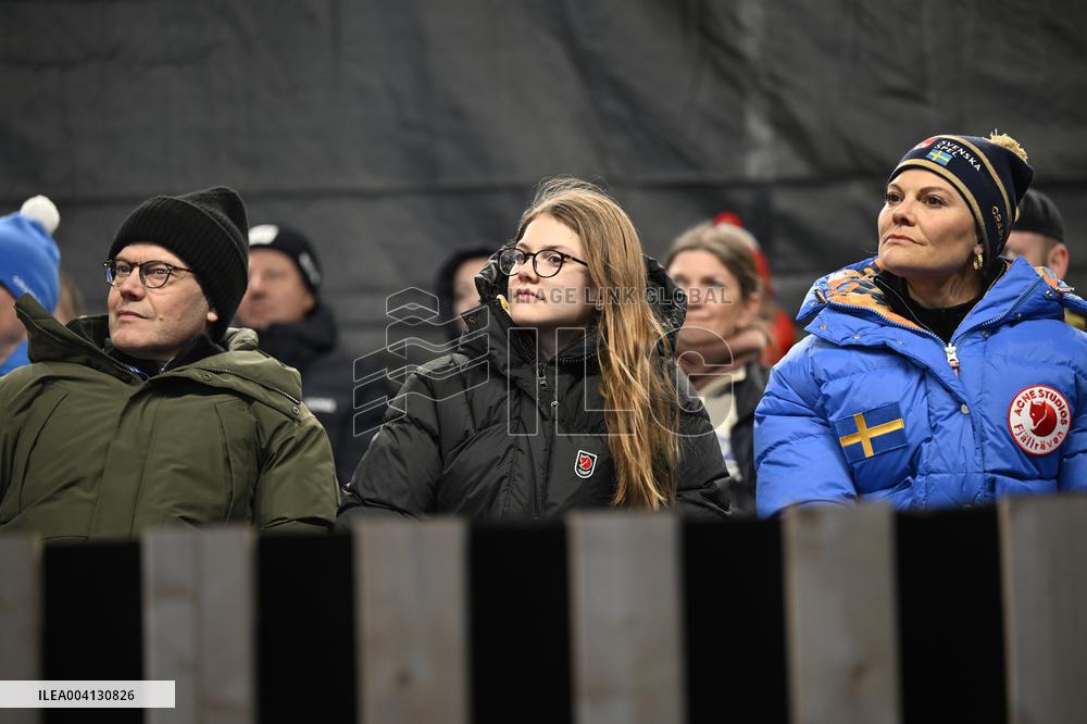 ROYALS AT 2025 WORLD SKI CHAMPIONSHIPS RELAY MEDAL CEREMONY
