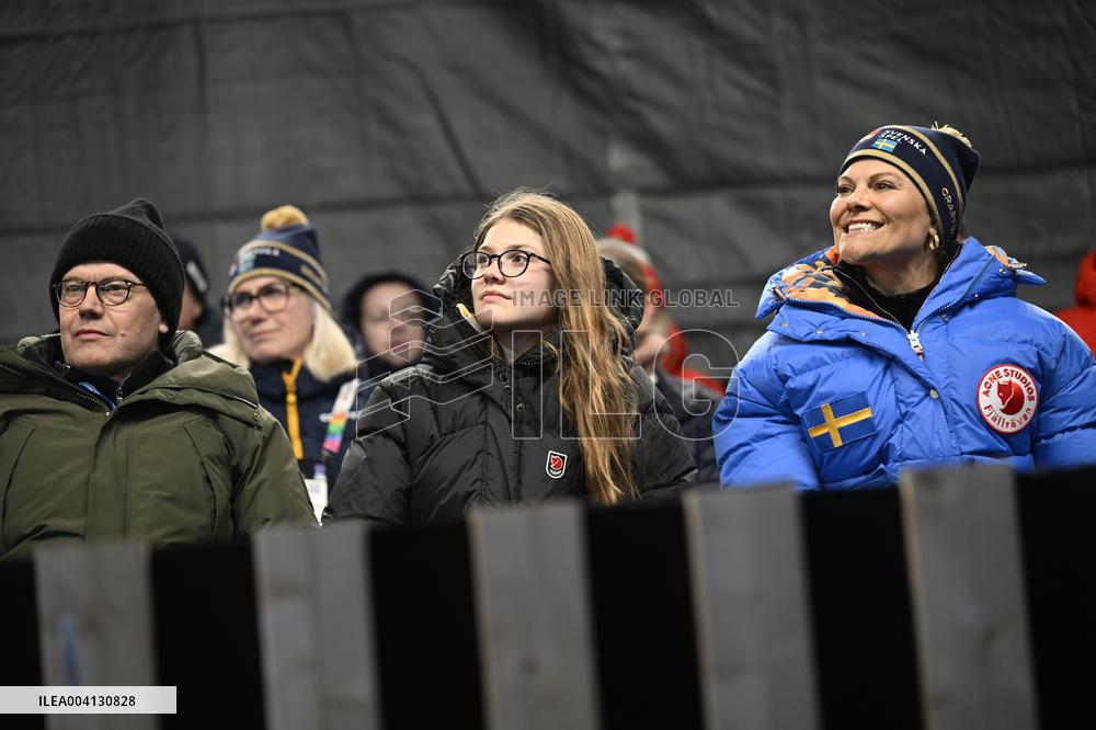 ROYALS AT 2025 WORLD SKI CHAMPIONSHIPS RELAY MEDAL CEREMONY