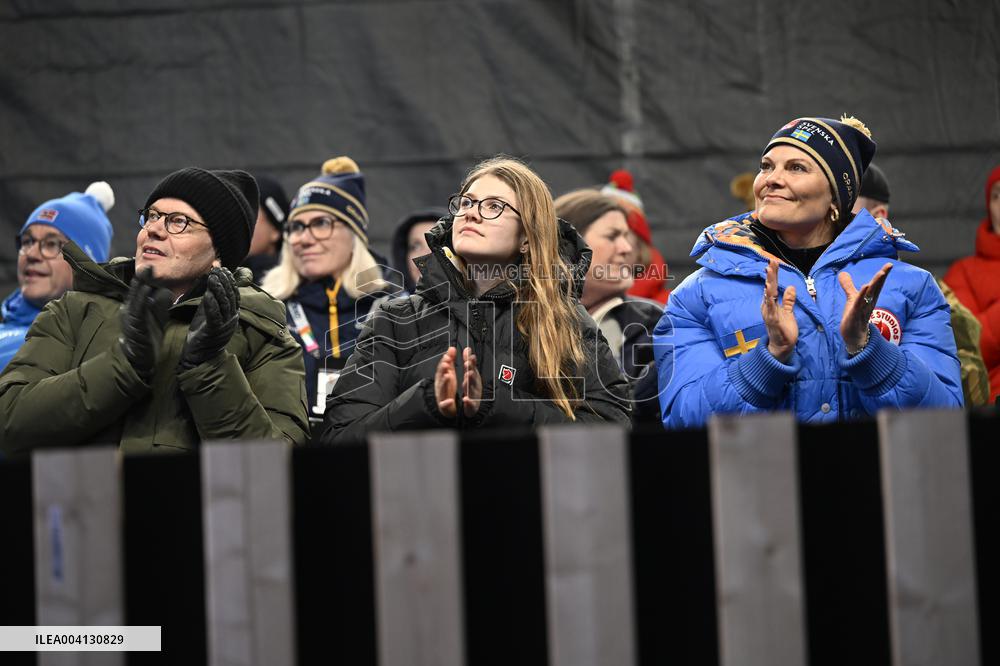 ROYALS AT 2025 WORLD SKI CHAMPIONSHIPS RELAY MEDAL CEREMONY