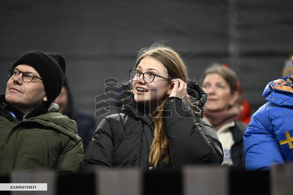 ROYALS AT 2025 WORLD SKI CHAMPIONSHIPS RELAY MEDAL CEREMONY